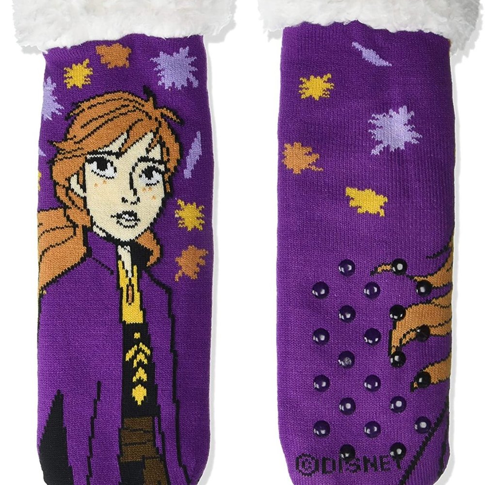 DISNEY Girl Frozen Cozy Warmer Socks NWT